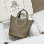Replica Hermès The Loop Elephant Grey - premium superclone handbag