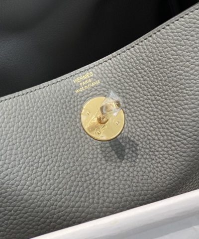 Fake Hermès Lindy Cumulonimbus Gray - premium superclone handbag