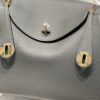 Fake Hermès Lindy Cumulonimbus Gray - top-grade luxury bag dupe