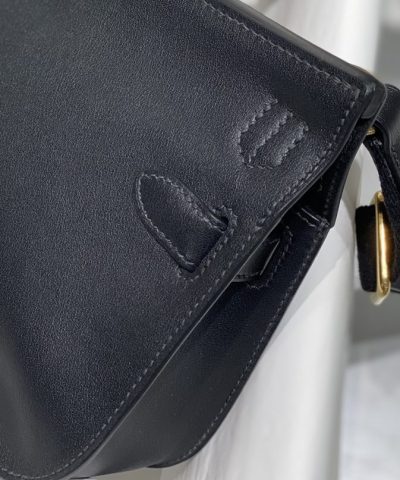 Fake Hermès Jypsiere Black - affordable luxury replica bag