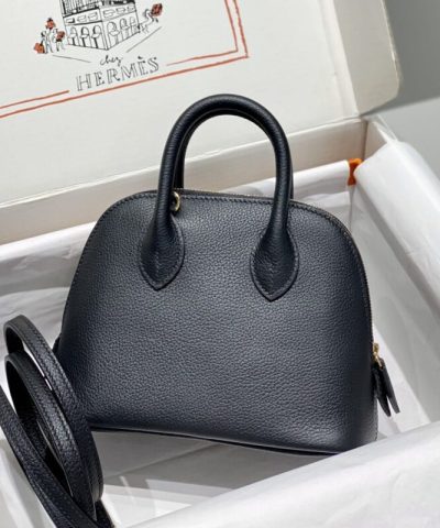 Replica Hermès Mini Bolide – Black - elite factory replica handbag