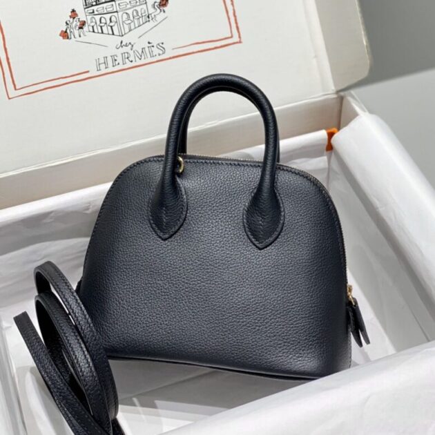 Replica Hermès Mini Bolide – Black - elite factory replica handbag