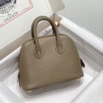Replica Hermès Mini Bolide – Elephant Gray - high-end replica designer purse