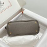 Replica Hermès Mini Bolide – Tin Gray - 1:1 premium replica handbag