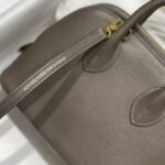 Replica Hermès Mini Bolide – Tin Gray - top-grade luxury bag dupe