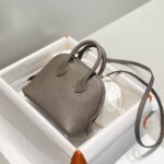 Replica Hermès Mini Bolide – Tin Gray - high-end replica designer purse