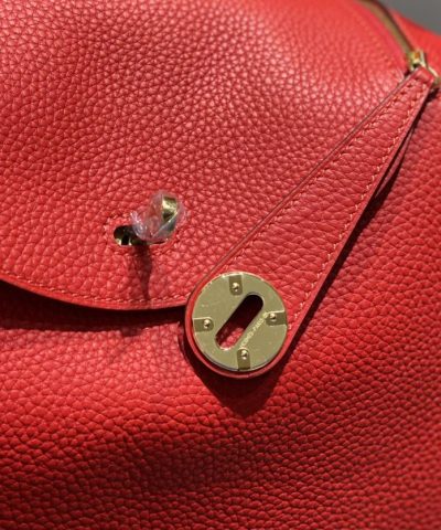 Fake Hermès Lindy Red - top-grade luxury bag dupe