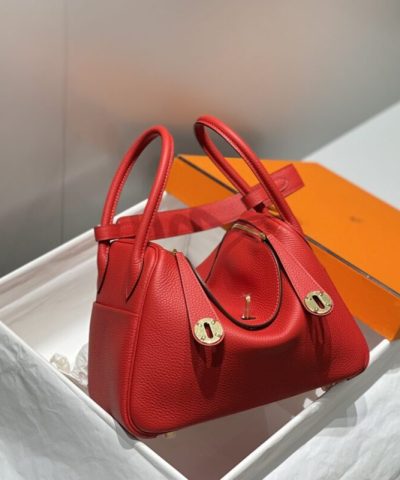 Fake Hermès Lindy Red - top-grade luxury bag dupe