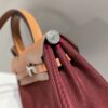 Fake Hermès Herbag 31Cm Bordeaux Red - elite factory replica handbag