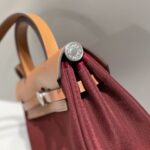 Replica Hermès Herbag 31Cm Bordeaux Red