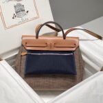 i1711202152_3221_8 Replica Hermès Herbag 31Cm Brown Plaid - borsa di lusso di prima qualità