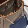 Replica Hermès Herbag 31Cm Brown Plaid - best quality fake designer bag