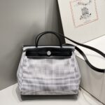 Replica Hermès Herbag 31Cm White - top-grade luxury bag dupe