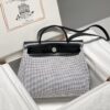 Replica Hermès Herbag 31Cm White - top-grade luxury bag dupe