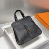 Fake Hermès Halzan Black - best quality fake designer bag