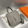 Fake Hermès Halzan Cumulonimbus Gray - affordable luxury replica bag