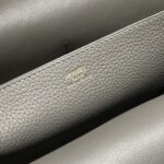 Replica Hermès Halzan Cumulonimbus Gray - 1:1 premium replica handbag