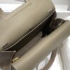 Fake Hermès Halzan Asphalt Gray - premium superclone handbag