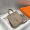 Fake Hermès Halzan Asphalt Gray - 1:1 premium replica handbag