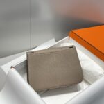Replica Hermès Halzan Asphalt Gray