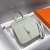 Fake Hermès Halzan Light Green - high-end replica designer purse