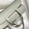 Fake Hermès Halzan Light Green - premium superclone handbag