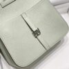 Fake Hermès Halzan Light Green - high-end replica designer purse
