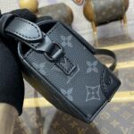 Replica Louis Vuitton Steamer Wearable Wallet Black Canvas