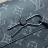 Fake Louis Vuitton Steamer Wearable Wallet Black Canvas - premium superclone handbag