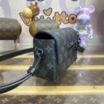 Replica Louis Vuitton Steamer Wearable Wallet Black Canvas