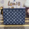Fake Louis Vuitton Pochette Voyage Dark Blue - affordable luxury replica bag