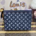 Replica Louis Vuitton Pochette Voyage Dark Blue - affordable luxury replica bag