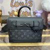 Replica Louis Vuitton Steamer Black - top-grade luxury bag dupe
