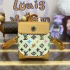 Fake Louis Vuitton Nano Steamer Brown - top-grade luxury bag dupe
