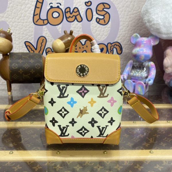 Replica Louis Vuitton Nano Steamer Brown