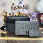 Replica Louis Vuitton Trio Messenger Grey - high-quality designer bag dupe