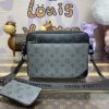 Replica Louis Vuitton Trio Messenger Grey - affordable luxury replica bag