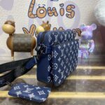Replica Louis Vuitton Trio Messenger Blue&White - top-grade luxury bag dupe