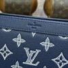 Replica Louis Vuitton Gaston Wearable Wallet Blue - affordable luxury replica bag