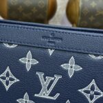 Replica Louis Vuitton Gaston Wearable Wallet Blue - affordable luxury replica bag