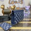 Replica Louis Vuitton Gaston Wearable Wallet Blue - top-grade luxury bag dupe