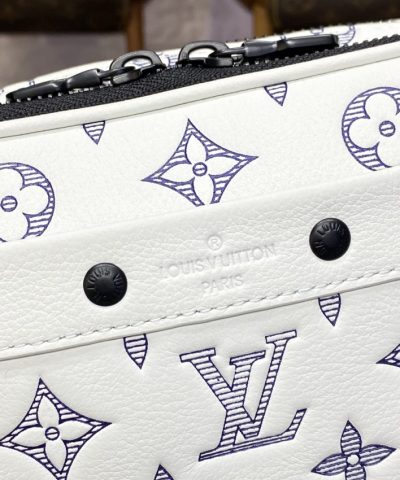 Fake Louis Vuitton Alpha Messenger White Canvas - high-quality designer bag dupe
