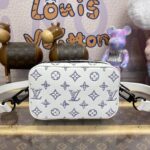 Replica Louis Vuitton Alpha Messenger White Canvas