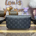 Replica Louis Vuitton Wearable Wallet Black - high-end replica designer purse