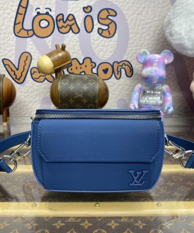 Fake Louis Vuitton Pilot Wearable Wallet Blue - high-end replica designer purse
