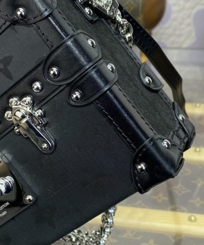 Fake Louis Vuitton Petite Malle Black - best quality fake designer bag
