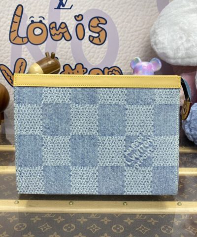 Replica Louis Vuitton Pochette Voyage Denim - high-end replica designer purse