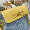 Fake Louis Vuitton Nano Steamer Denim - top-grade luxury bag dupe