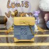 Fake Louis Vuitton Nano Steamer Denim - high-end replica designer purse