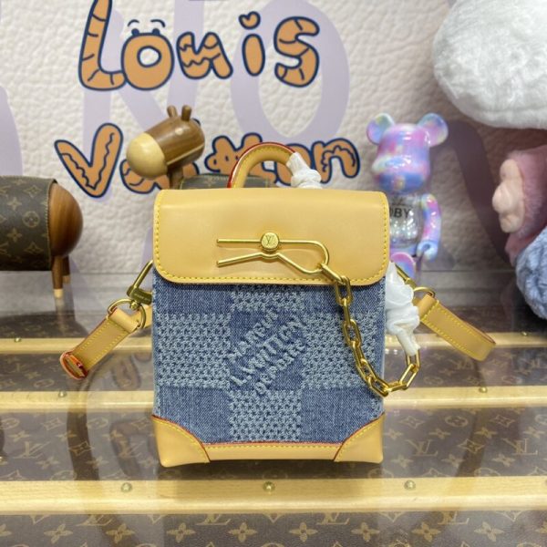 Replica Louis Vuitton Nano Steamer Denim